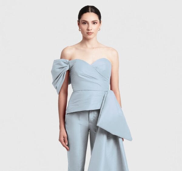 Monroe Top in Baby Blue